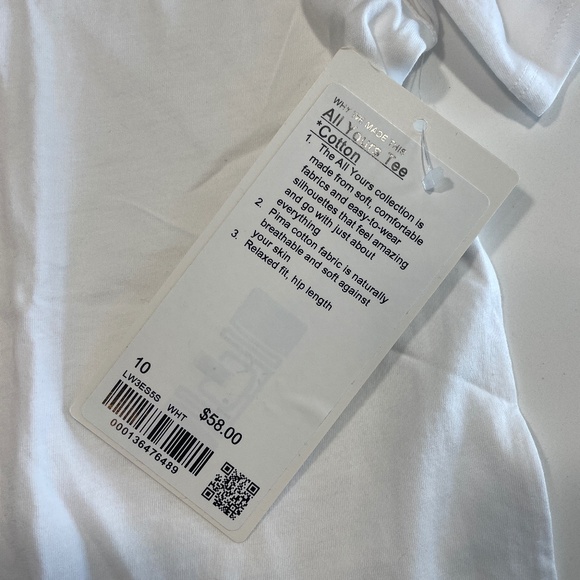 Lululemon All Yours Cotton Tee - Picture 4 of 5